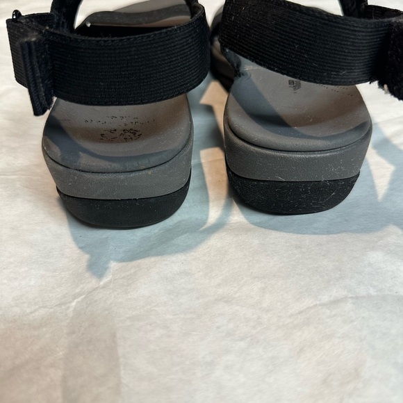 Clarks Navy Blue Sandals - Picture 10 of 12